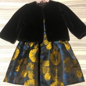 Little girls formal dress and short jacket size 5